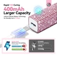 thumbnail image 5 of SAVILAND Glitter U V Light for Gel Nails: 12W LCD Screen Handheld U V Nail Lamp 8X-Faster Cure LED Lamp Visible Timer Touch Screen Gel Nails Lamp Cordless Nail Dryer, 5 of 8