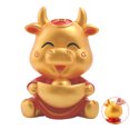 thumbnail image 1 of Vinyl Piggy Bank Creative Zodiac Ox Coin Bank Money Saver Money Saving Box, 1 of 10