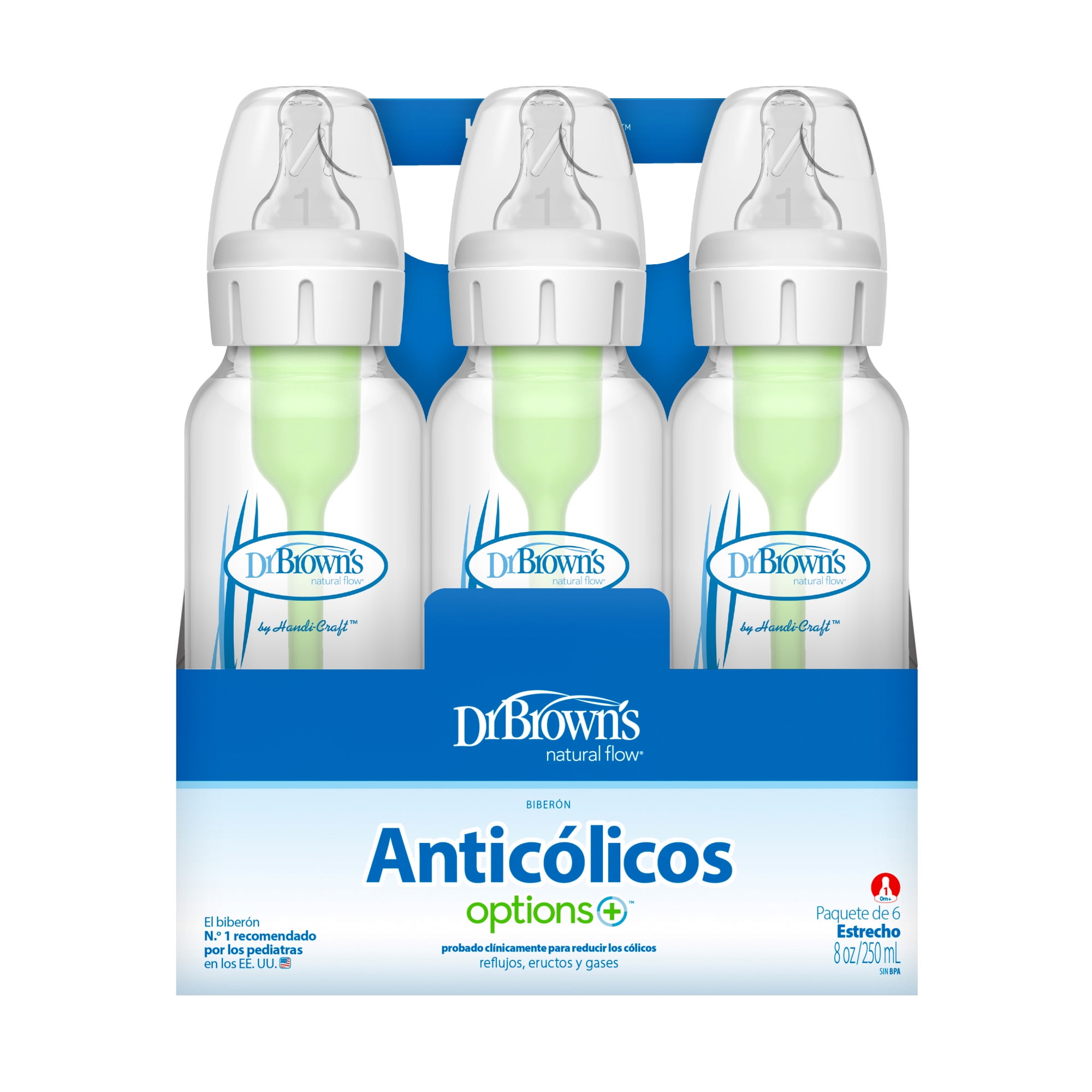 Dr. Brown's Natural Flow® Anti-Colic Options+™ Narrow Baby Bottle