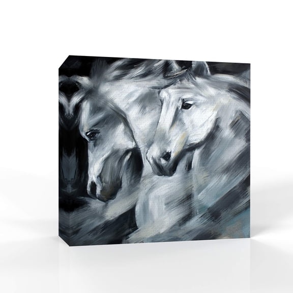 wall26 Canvas Wall Art Black and White Artwork Pictures Home Wall Decorations for Bedroom Living Room Paintings Canvas Prints Framed - 16x16 inches