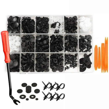

Heiheiup Clips Set Universal Panel Door Clips 456pcs Brackets Fastening Car tools Vehicle Maintenance