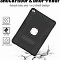 thumbnail image 2 of Dteck Case for iPad 9th Generation / iPad 8th Generation / iPad 7th Generation (10.2 Inch, 2021/2020/2019 Model), Slim Heavy Duty Shockproof Rugged Protective Case for iPad 10.2 inch, Black, 2 of 3