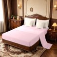 thumbnail image 3 of Manfei Cute Coquette Bow 7-Piece Twin Bedding,3D Cartoon Bowknot Print Bedding Comforter Set,Pink Reversible, 3 of 7