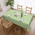thumbnail image 3 of DouZhe Nappe Rectangulaire, Texture de Feuille Florale pour Cuisine Salle à Manger, 72"x54 Pouces Nappe Imperméable en Polyester, 3 of 6