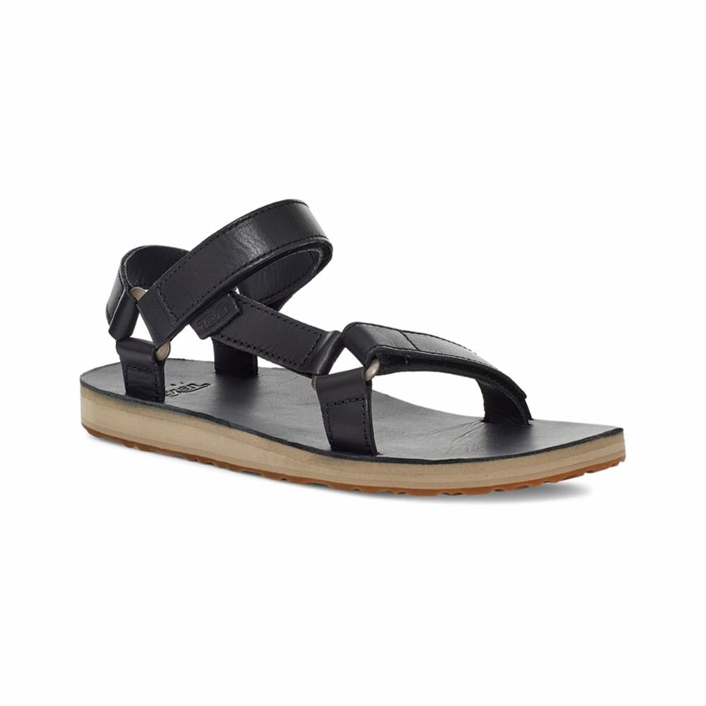 Teva Women ORIGINAL Universal LEATHER Black 10 M