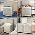 thumbnail image 7 of Rolling Laundry Hamper with Lid, 150L Large Capacity Clothes Hampers for Laundry, Plastic Laundry Baskets with Wheels for Laundry Room, 7 of 7