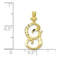 thumbnail image 3 of 10k Initial G Charm in 10k Yellow Gold, 3 of 3