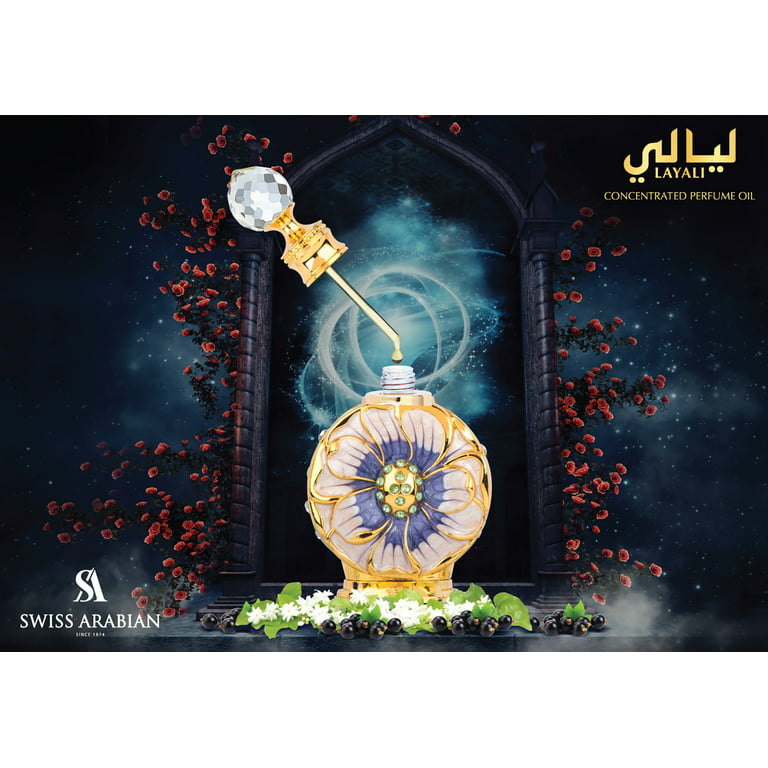 Swiss Arabian Ladies Layali Rouge Perfume Oil 0.51 oz Fragrances  6295124031069 - Fragrances & Beauty, Layali Rouge Perfume - Jomashop