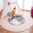 thumbnail image 1 of Safavieh Carousel Kids Moon in the Stars Area Rug, 1 of 9