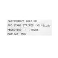 thumbnail image 4 of MasterCraft Boat Raised Graphic Decals 758086 | ProStar Yellow (2 PC), 4 of 4