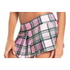 Be Wicked Pink Plaid Pleated Mini Skirt BW830PK Pink