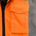 thumbnail image 6 of Radians SJ110B-3ZOS-3X Class 3 Two-in-One High Visibility Bomber Safety Jacket, 3X-Large, Hi-Viz Orange, 6 of 7