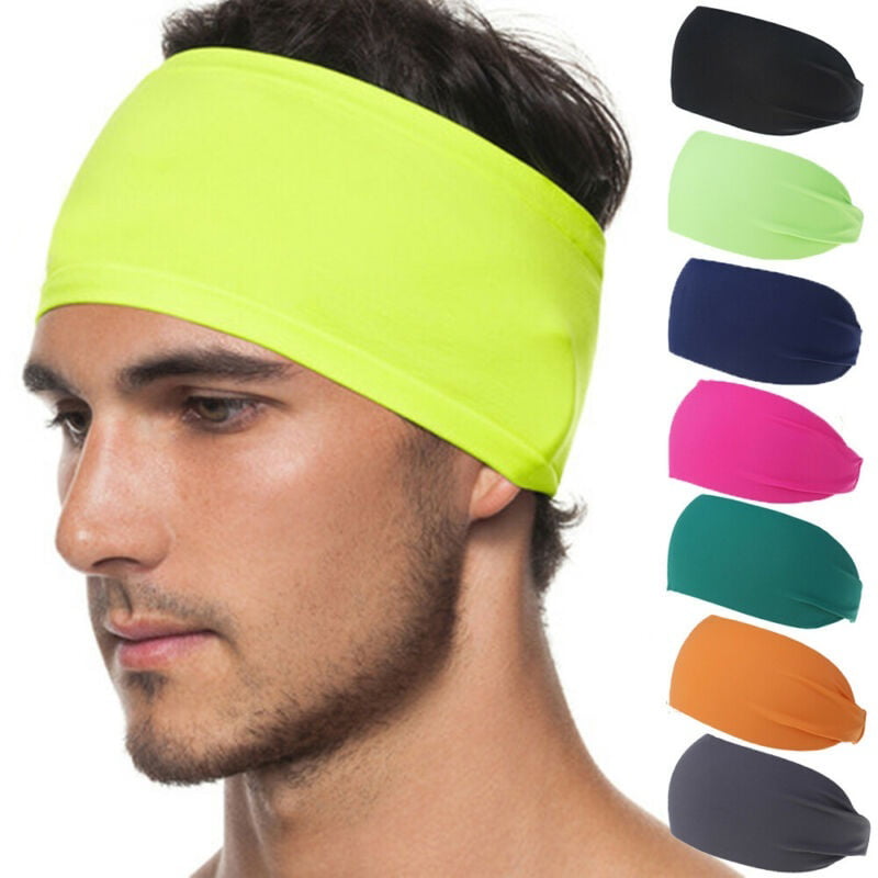 10 GREEN TERRY SWEATBAND Cotton Headband Workout Sport HEAD BANDS running mens
