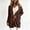 Brown, variant on FRSASU Women's Cardigan Sweaters Knit Open Front Long Sleeve Textured Lightweight Sweater with Pockets Yellow