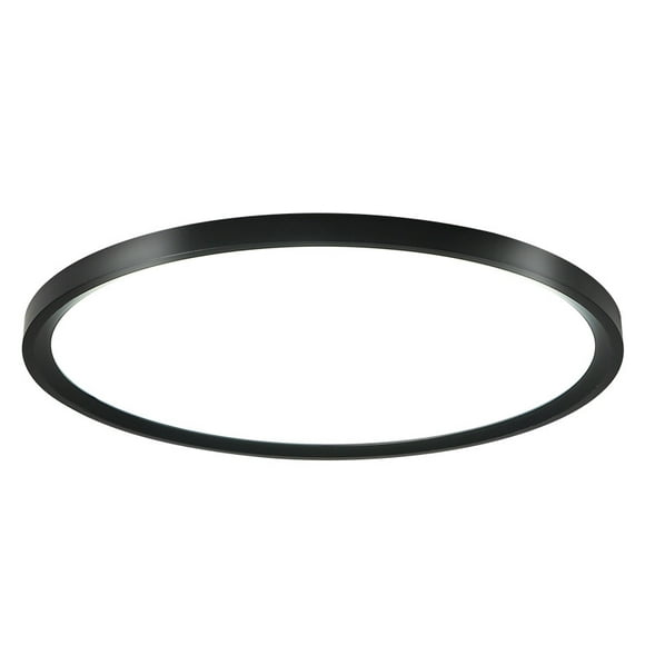 Ultra flat LED ceiling light with indirect backlighting, integrated 24W LED plate, Ø27cm ceiling light