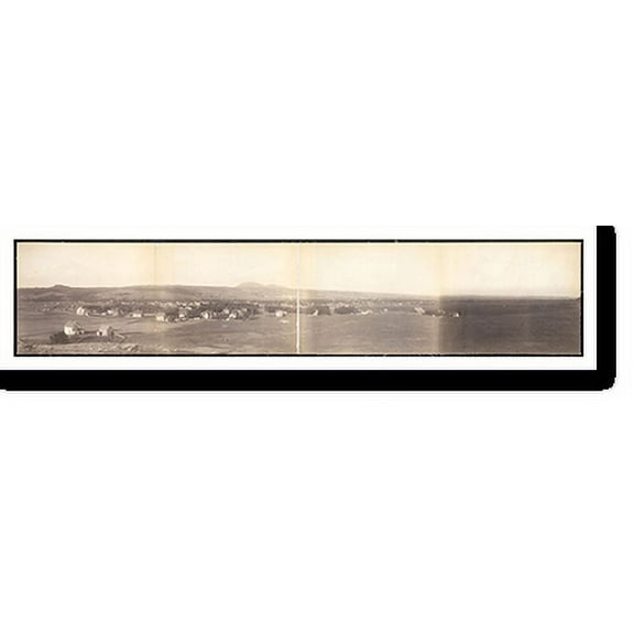 Historic Print, SD 1902 Panoramic view of Spearfish PHOTO, Width 7" x Length 36"