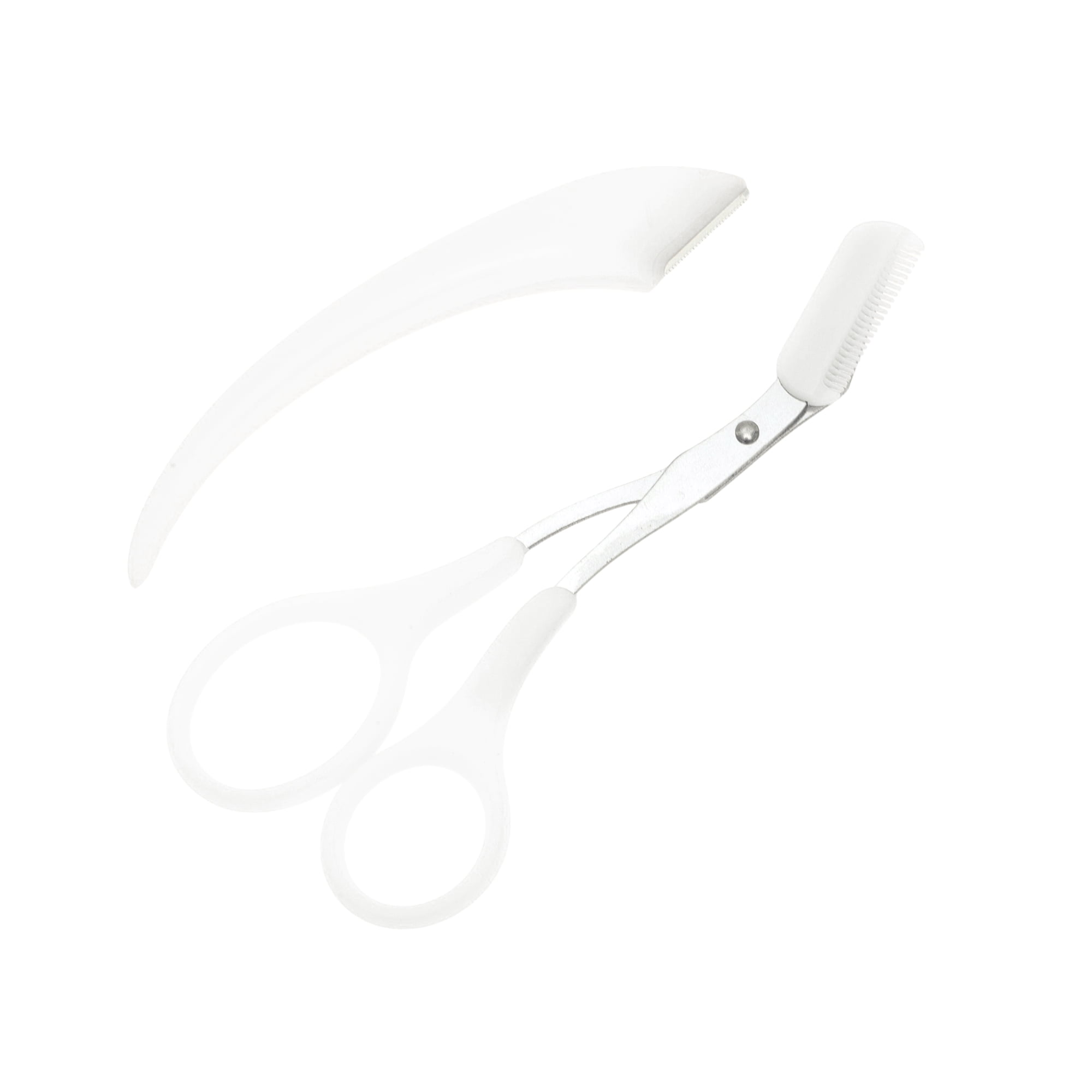 Unique Bargains Convenient Multifunctional Eyebrow Scissor Kit for Quick Touch-Ups