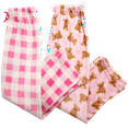 thumbnail image 3 of dELiA*s Girls Pajama Pants Cute Pattern Fleece Plaid Girls Pajamas Sleepwear 2 Pack, 3 of 7