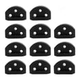 thumbnail image 1 of BELOVING 12Pcs 3 Hole Bridge Beads for Musical Instrument Ukulele Nylon String Guitar Black, 1 of 9