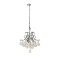 thumbnail image 3 of Home Decorative Toureg 3-Light Chrome Pendant Lamp with Royal Cut Clear Crystal, 12"Dia X 12"H, 3 of 6