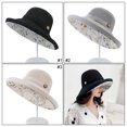 thumbnail image 3 of Summer Hat Wide Brim Double Layer Breathable Roll up Hat Bucket Hat for Lady, 3 of 10