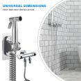 thumbnail image 5 of Pulverizador de mano Cabezal de ducha Juego de grifos de bidé de mano Accesorios para el baño del hogar, 5 of 5