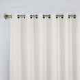 thumbnail image 2 of Superior Blackout Solid Light Filtering Grommet Curtain Panel Set, 70"X 84", Snow White, 2 of 8
