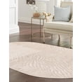 thumbnail image 3 of Rugs.com Finsbury Collection Rug – 5' 3 x 8' Oval Ivory Beige Medium Rug Perfect For Living Rooms, Large Dining Rooms, Open Floorplans, 3 of 9