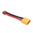 thumbnail image 4 of Cable T hembra a XT90 macho, conexión confiable, protección contra cortocircuitos, conector T de 12 AWG para modelos de coche/barco RC., 4 of 14