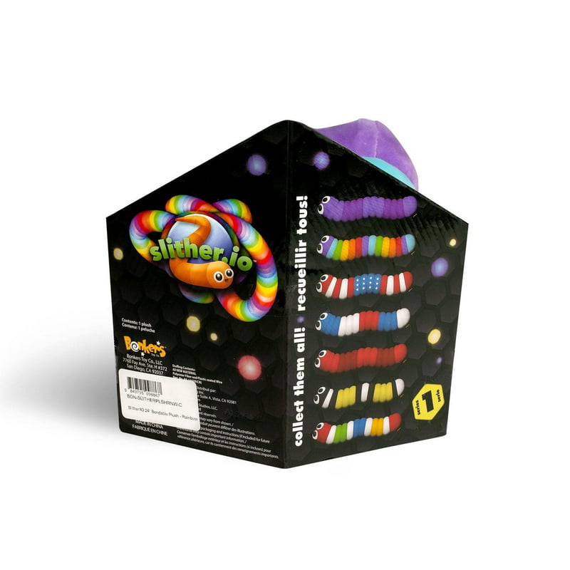 Slither.io Jumbo 24" Bendable Plush Toy series 1 available in 3 colours 