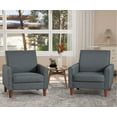 Blorly Living Room Fabric Accent Chair,Modern Reading Armrest chair