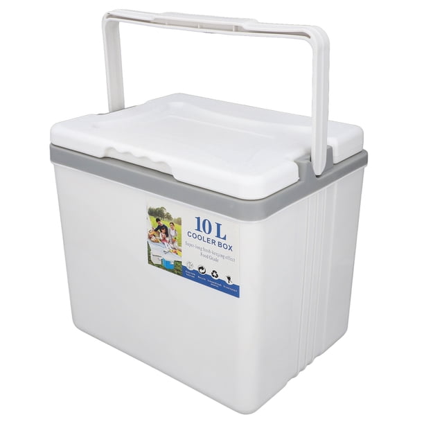 Enfriador Portátil Aislado, Refrigerador Duro Pequeño De 10 Litros Con Asa, Lonchera Aislada A Prueba De Fugas, Refrigerador Para Exteriores Para Picnic, Camping, Barbacoa,