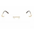 thumbnail image 2 of Charriol PC71044 C01 Men's Rimless Shiny Gold Metal Eyeglasses, 2 of 2