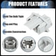 thumbnail image 5 of Socket de luz de etiqueta de matrícula única No.34102SWAA01/34102-SWA-A01 para Honda CR-V Civic Odyssey, 5 of 7