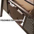 thumbnail image 4 of SYNGAR Porch Swing with Canopy, Hanging Glider Porch Bench Swing Chair Hammock with Adjustable Canopy and Convertible Seat for Garden Poolside Balcony Backyard, Beige, LJ3104, 4 of 10