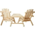 thumbnail image 2 of Lakeland Mills Chaises Hautes Rustiques pour Patio en Bûche de Cèdre Blanc avec Visa, Naturel, 2 of 7