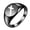 Black, variant on Cross Rings for Men Women Couples Faith 12mm Classic Size 4 Stainless Steel Black Silver Rose Gold Plated Personalized Simple Jewelry Black Size 10