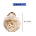 thumbnail image 3 of Contemporary Flower Hair Clip Clamp With Mesh Petals Secure Grip Hairpin Fashion Barrette For Long Hair, 3 of 8