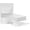 White, variant on 100 Pcs Paper Bags Resealable Bags, Inner dimensions 2.9" x 3" (Outer Size 3.5" x 5.5") Zipper Food Storage Bags, Stand Up, with Matte Window, Reusable, Sealable, for Packaging Produ