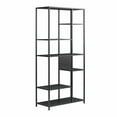 thumbnail image 5 of RealRooms Shadwick Metal Bookcase Room Divider, Black, 5 of 9