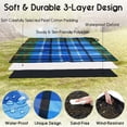 thumbnail image 2 of Picnic Blankets Waterproof Foldable Extra Large,80"x 60" Outdoor Beach Blanket Sandproof,3-Layer Lightweight Handy Mat Tote Picnic Camping Rugs for Outside Your Rv(Blue&Green Checkered), 2 of 6