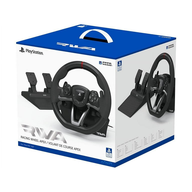 HORI APEX Racing Wheel with Steering & Driving Pedals for