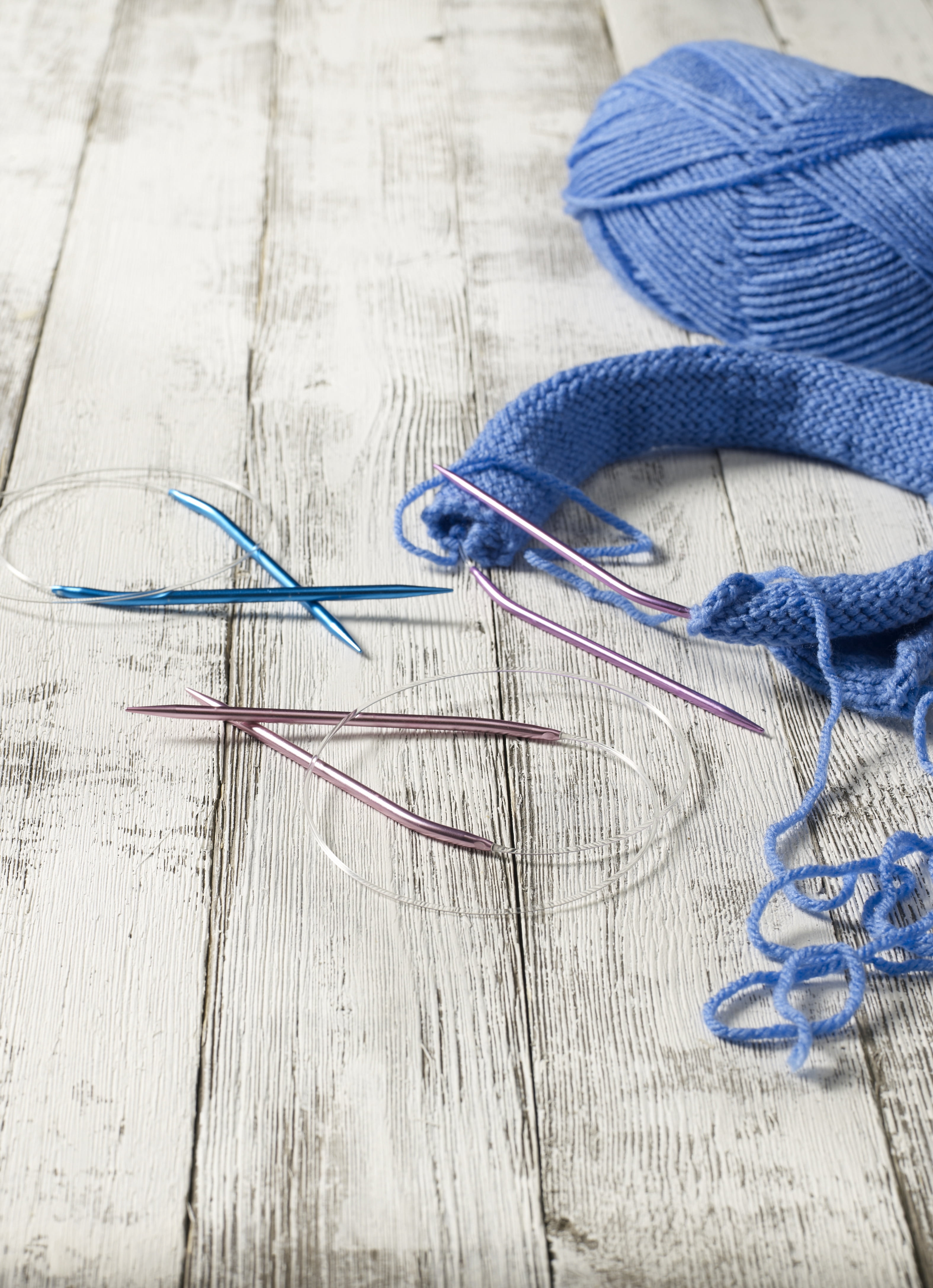 Red Heart® Learn Knitting Kit with Circular Needles
