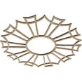thumbnail image 2 of 16"OD x 5 5/8"ID x 1/4"T Augustus Wood Fretwork Pierced Ceiling Medallion, Red Oak, 2 of 3