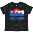 thumbnail image 3 of Inktastic Colorado Flag and Skyline Boys or Girls Toddler T-Shirt, 3 of 5