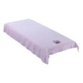 thumbnail image 1 of tredstone Housse de Table de Massage en Coton Réutilisable et Lavable pour Acupuncture Violet, 1 of 8