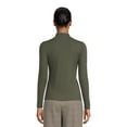 thumbnail image 4 of No Boundaries Juniors Mock Neck Top with Long Sleeves, 2-Pack, Sizes XS-3XL, 4 of 5