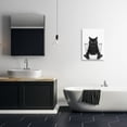 thumbnail image 3 of Stupell Industries Cat Texting on Toilet Typography Painting Gallery Wrapped Canvas Art Print Wall Art, 16 x 24, 3 of 8