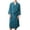 #34-Mint Green, variant on Men Waffle Kimono Bathrobe Long Sleeve Belt Waist Pocket Design Soft Absorbent Breathable Hotel Spa Shower Home Lounge Bath Robe Gifts for Father