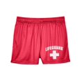 thumbnail image 4 of LIFEGUARD Officially Licensed Womens Active Running Performance Shorts Moisture Wicking (Red, S), 4 of 5